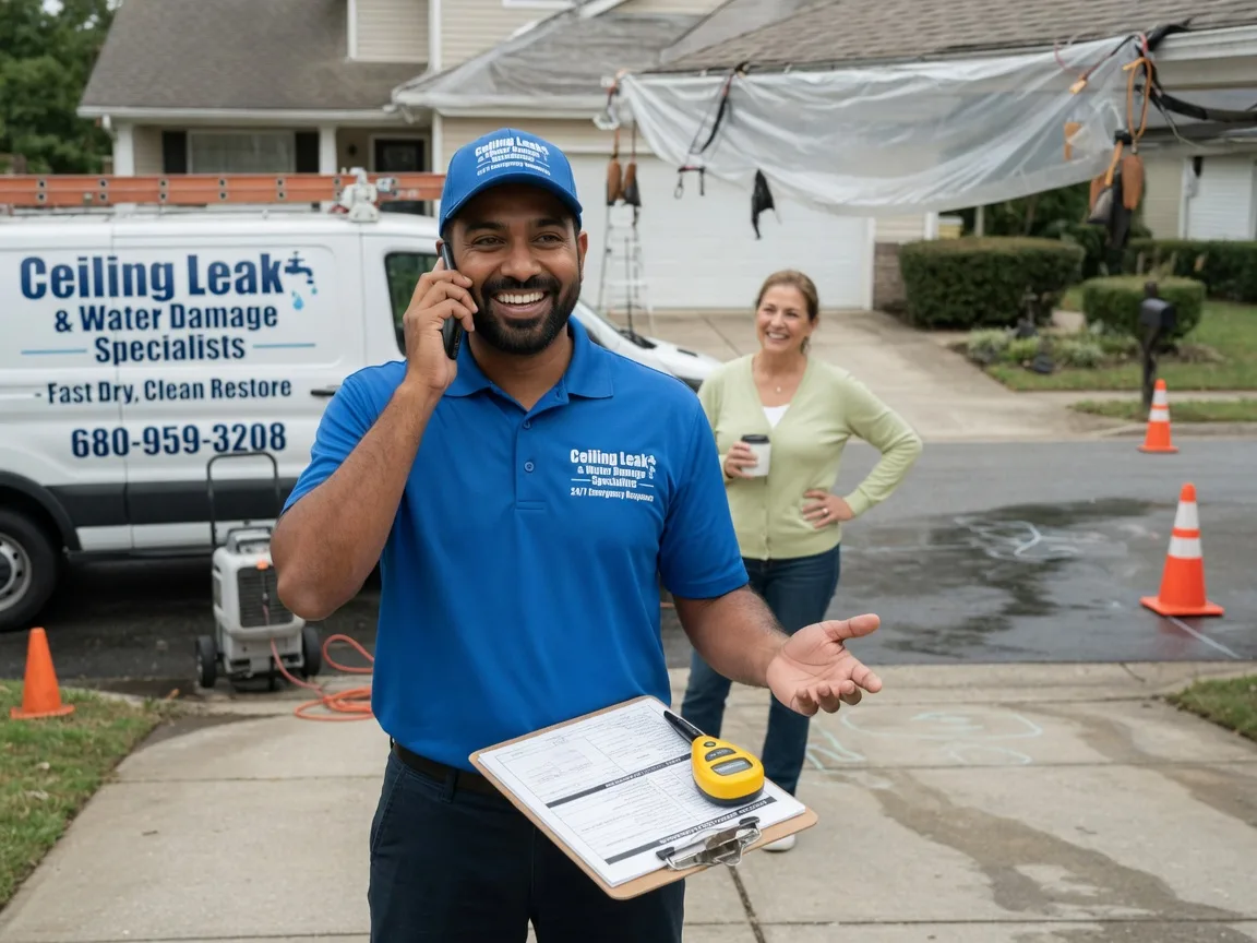 Ceiling Leak Cleanup Shingle Springs, CA FAQs